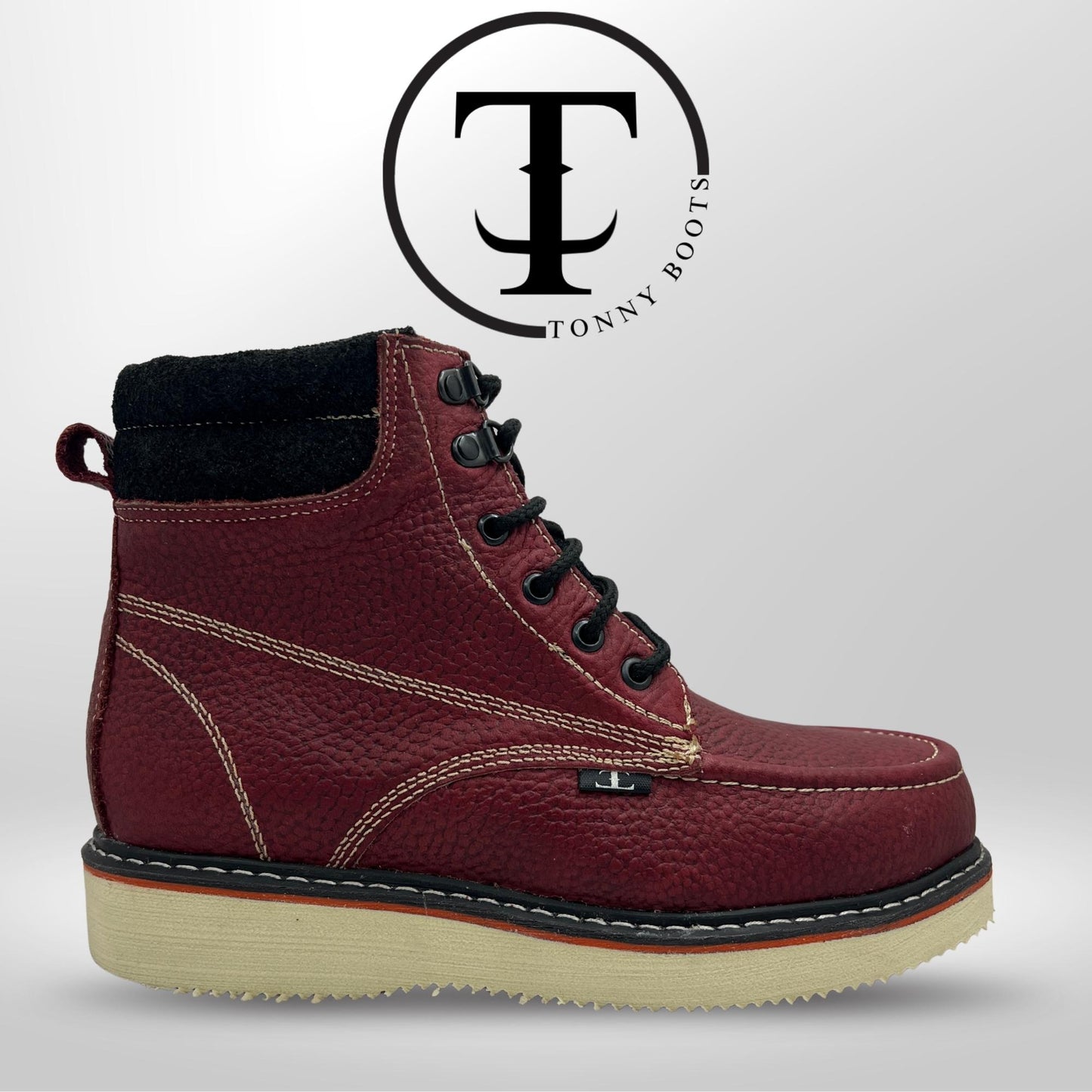 •Piel:Floter •Color:Vino •Suela:Mil Rayas