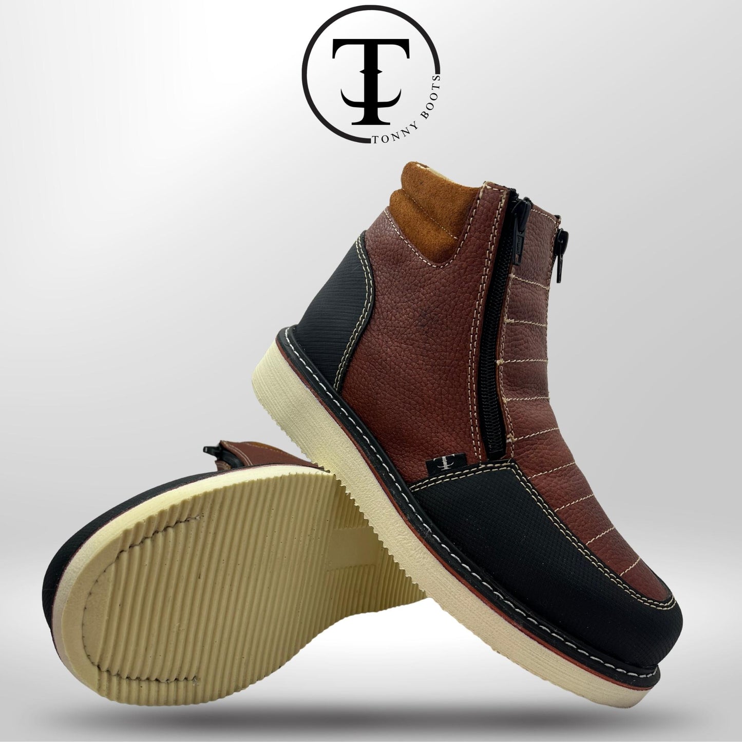•Piel:Floter •Color:Shedron •Suela:Mil Rayas