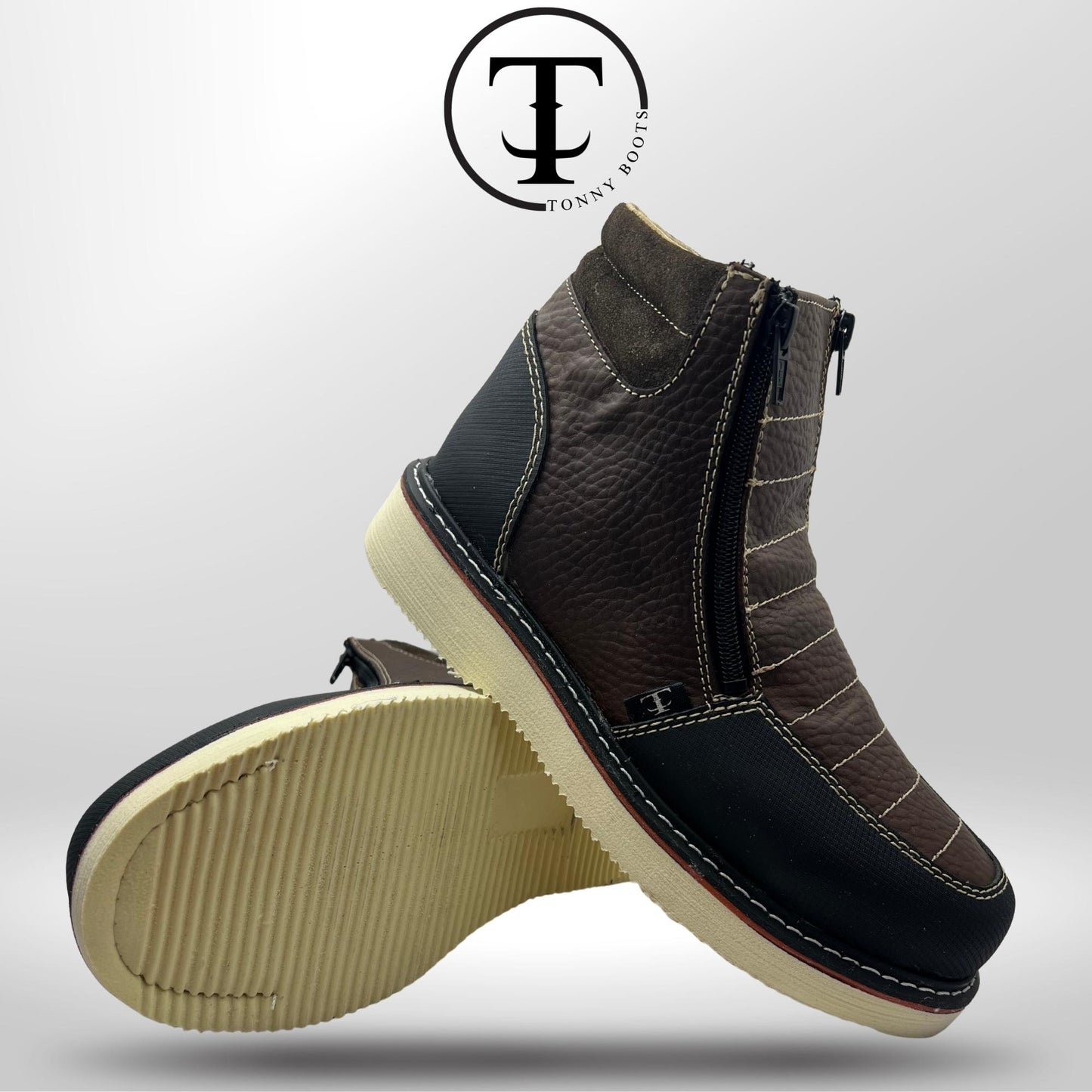 •Piel:Floter •Color:Café •Suela:Mil Rayas