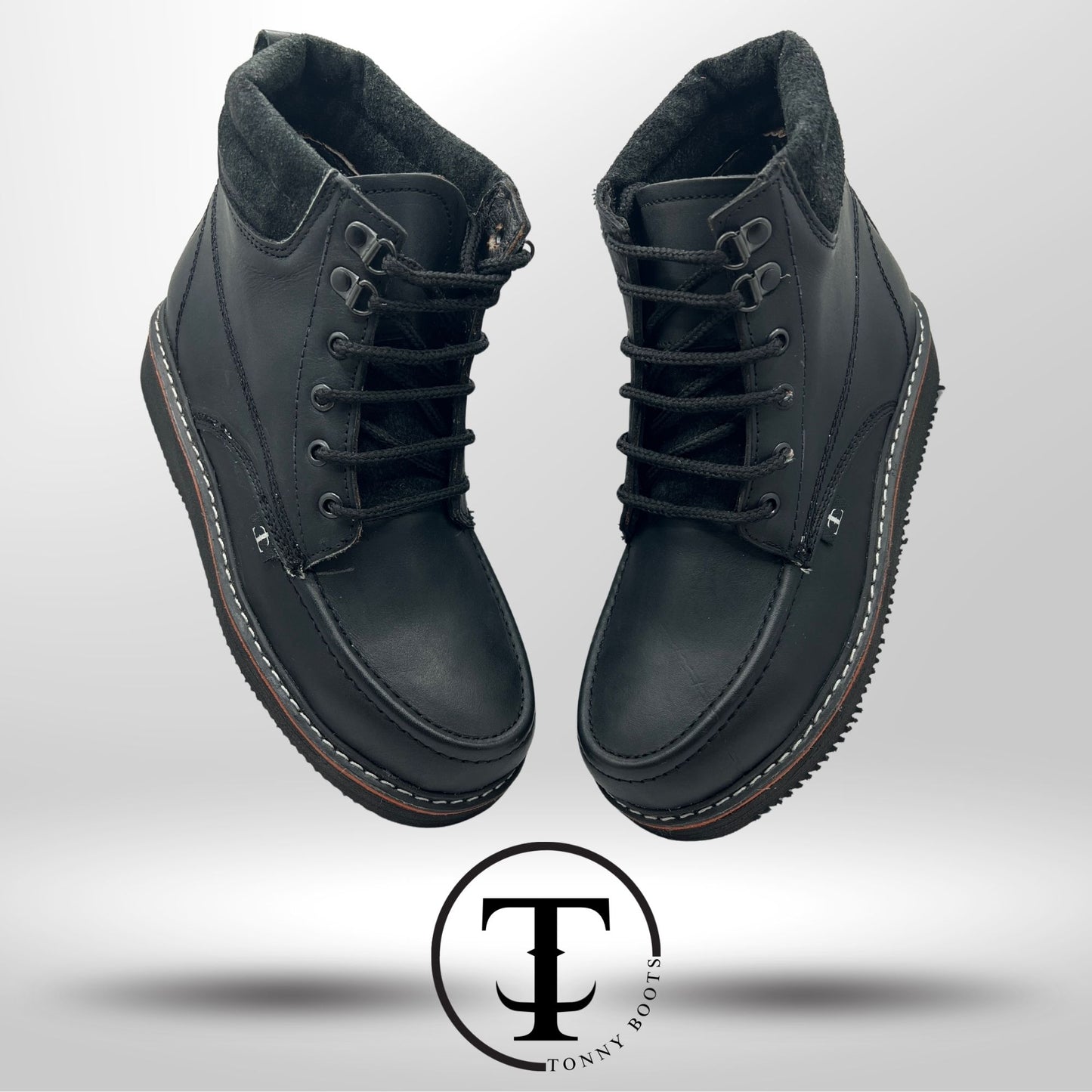 •Piel:Crazy •Color:Negro •Suela:Mil Rayas