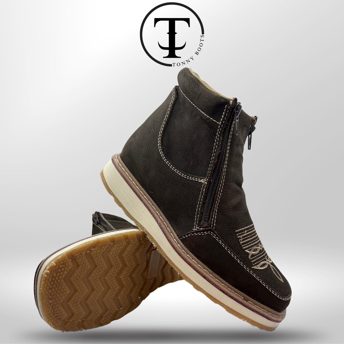 •Ringle:Vaquero •Color:Café •Suela:Densiad