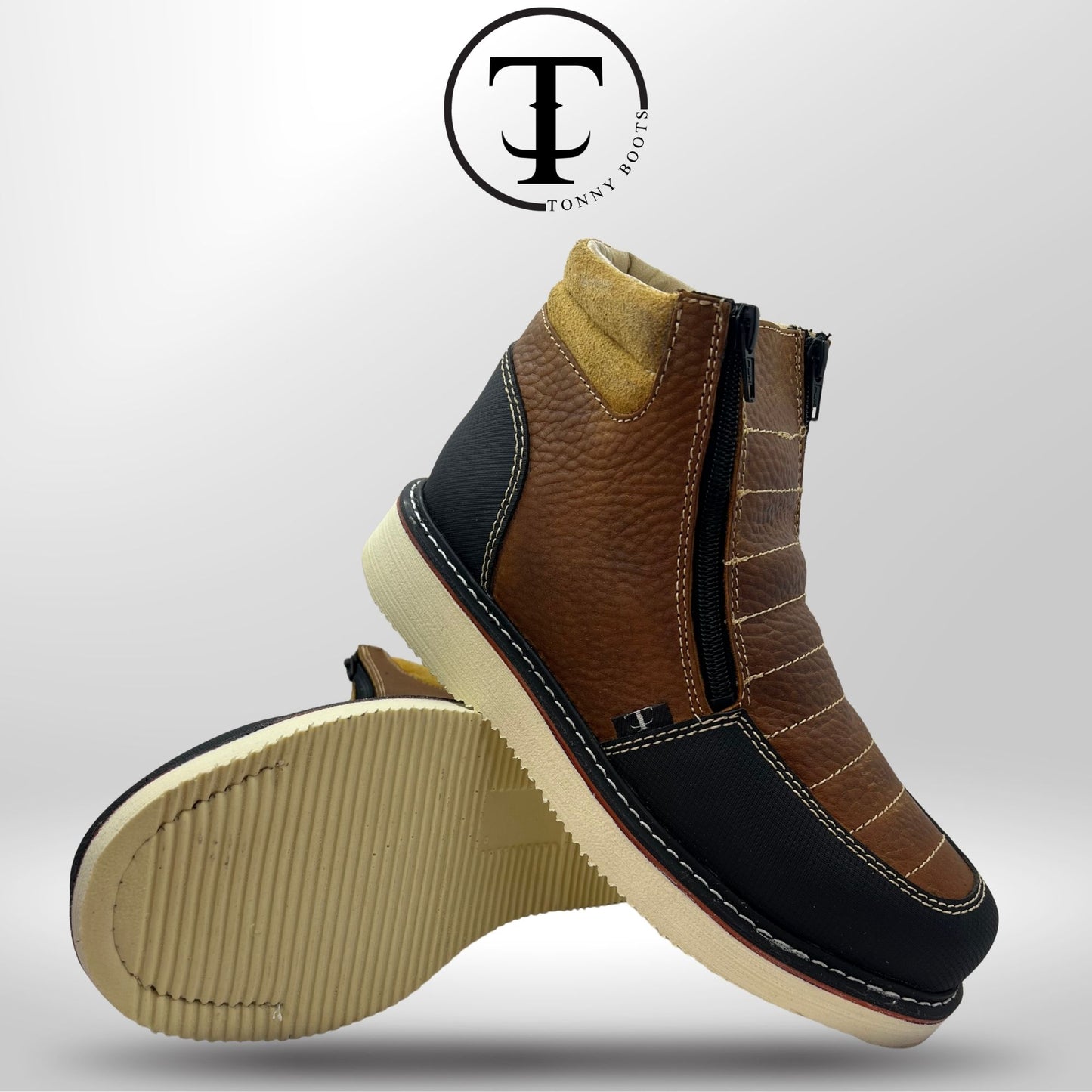 •Piel:Floter •Color:Miel •Suela:Mil Rayas