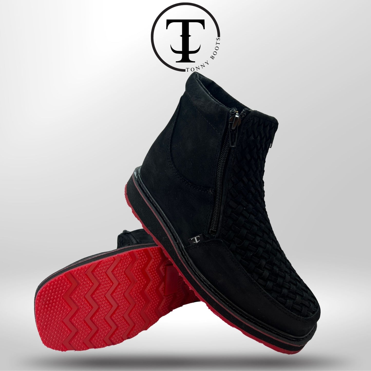 •Petatillo •Color:Negro •Suela:Densidad Roja