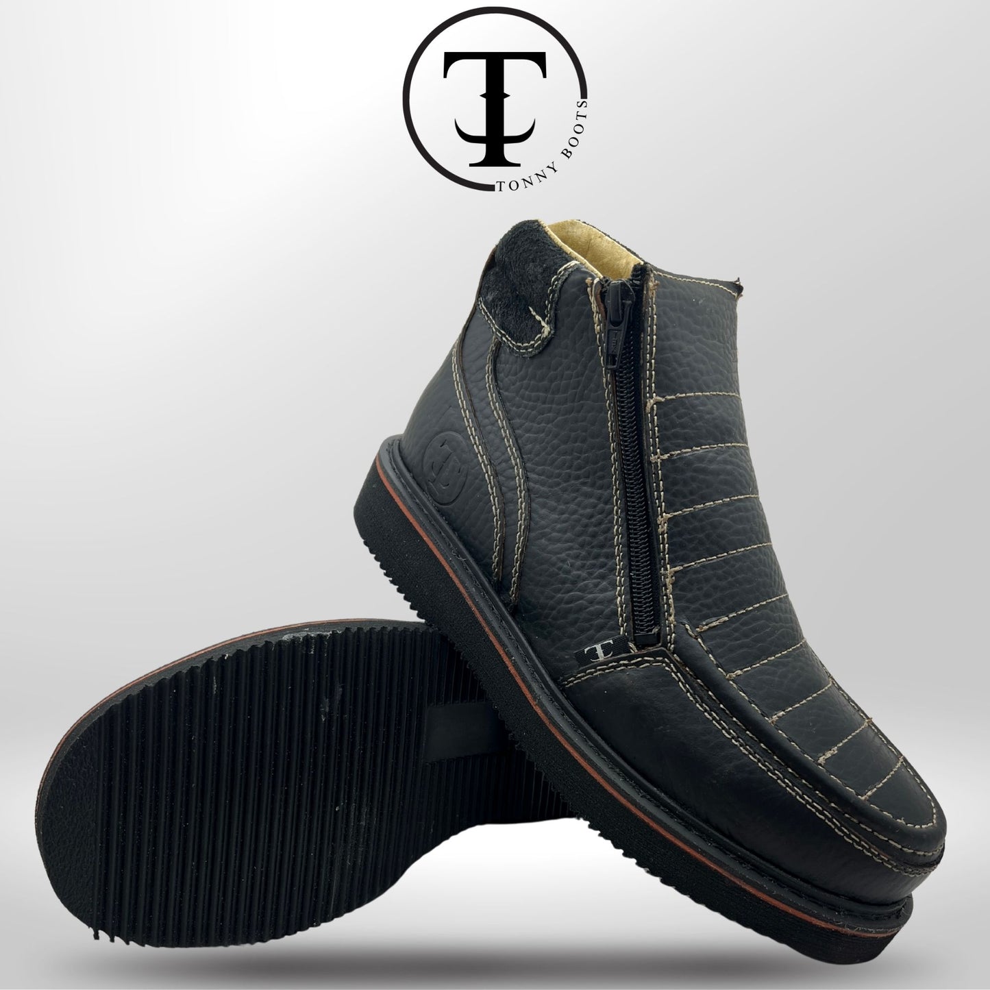 •Piel:Floter •Color:Negro •Suela:Mil Rayas