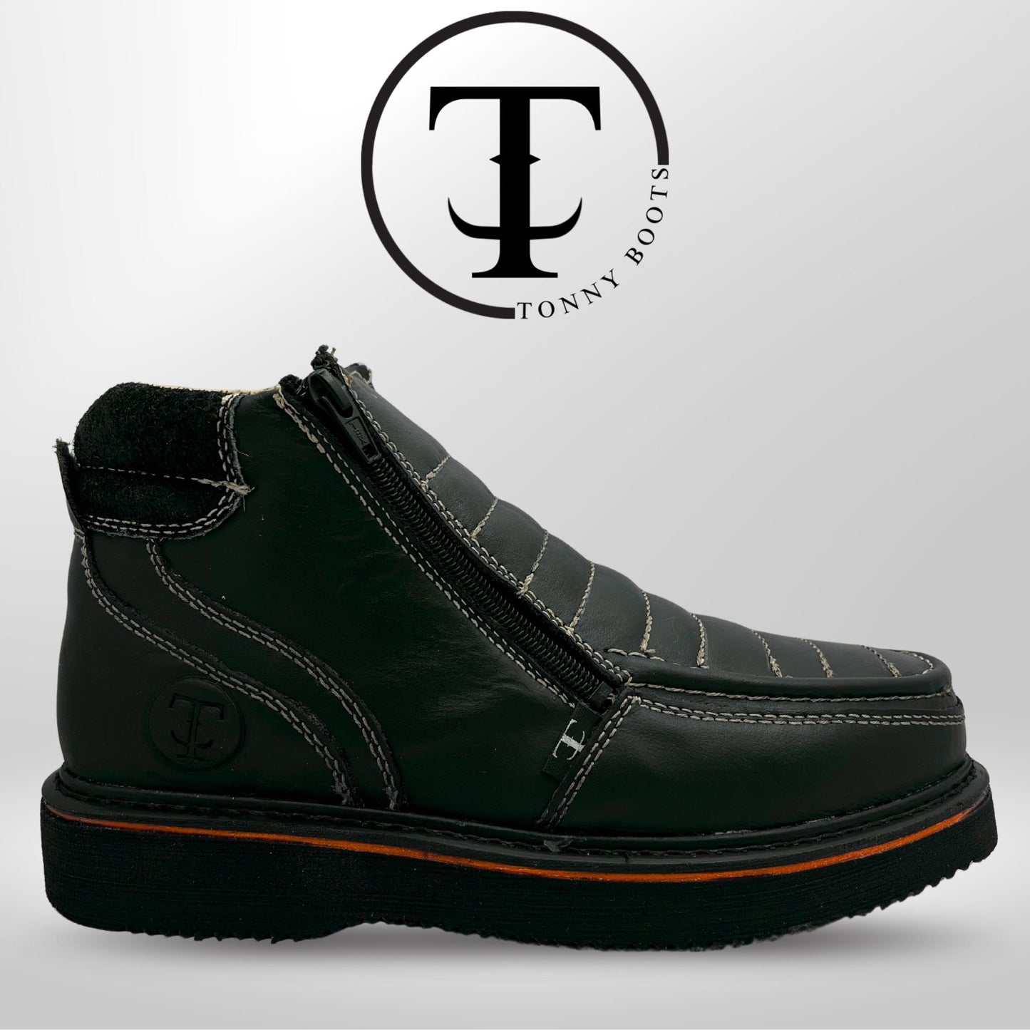 •Piel:Crazy •Color:Negro •Suela:Mil Rayas