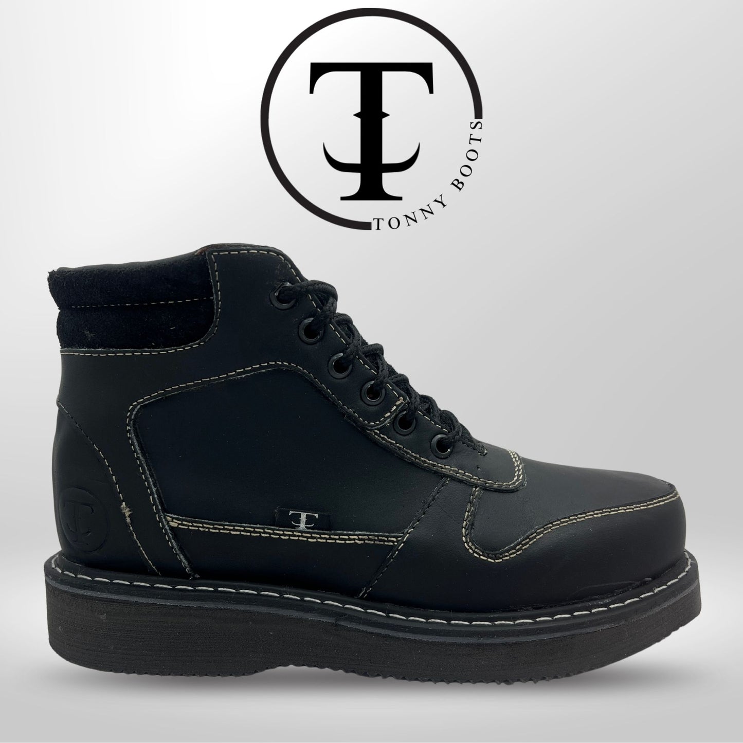 •Zapato de Trabajo Cintas •Piel:Crazy •Suela:Mil Rayas