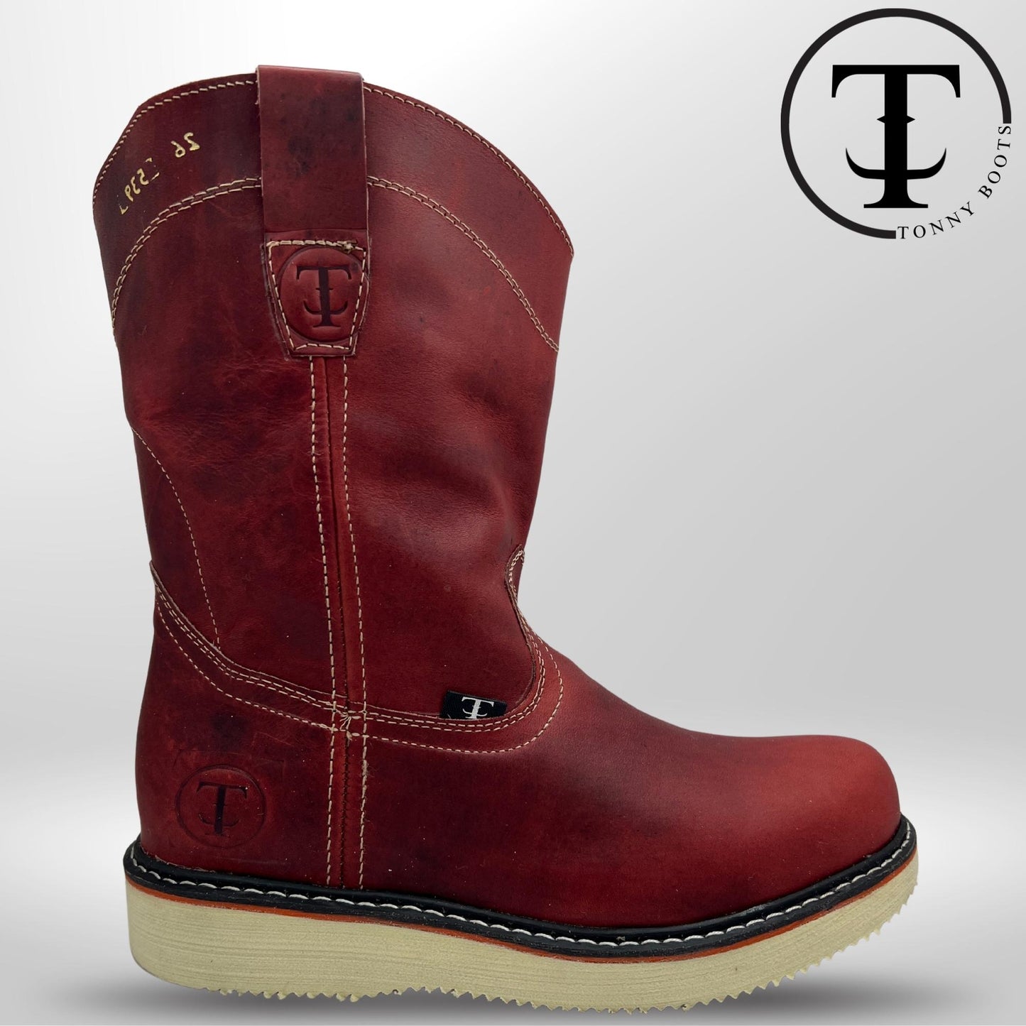 •Piel:Crazy •Color:Vino •Suela:Mil Rayas