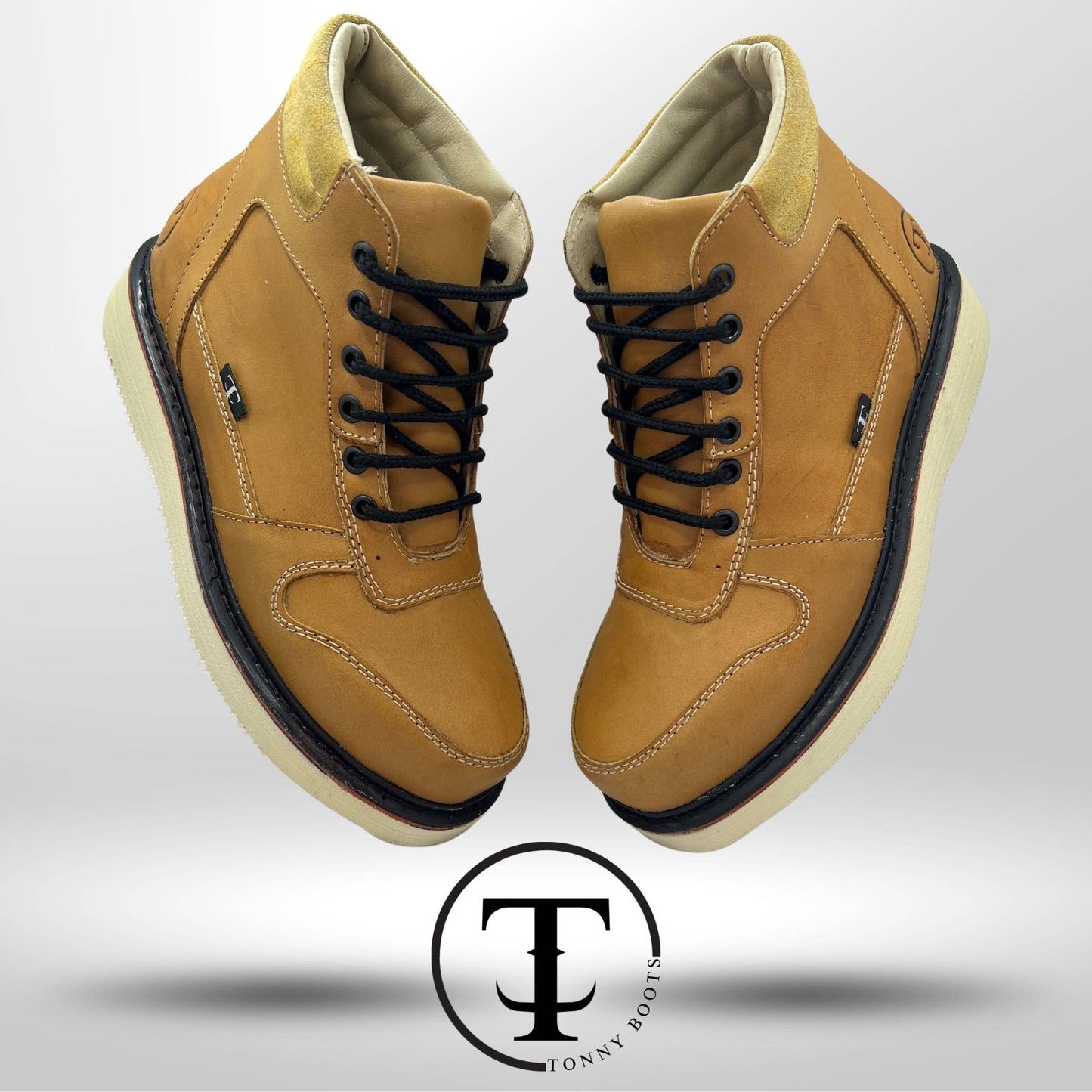 •Zapato de Trabajo Cintas •Piel:Crazy •Suela:Mil Rayas