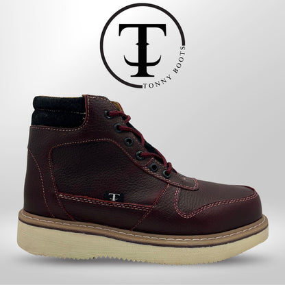 •Piel:Floter •Color:Vino •Suela:Mil Rayas