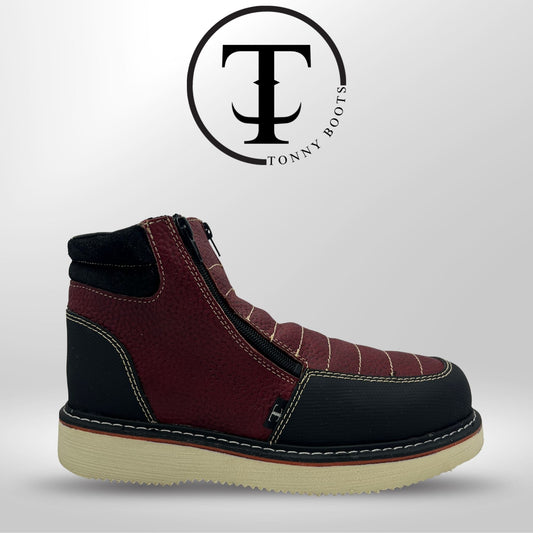 •Piel:Floter •Color:Vino •Suela:Mil Rayas