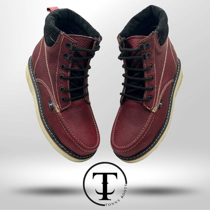 •Piel:Floter •Color:Vino •Suela:Mil Rayas