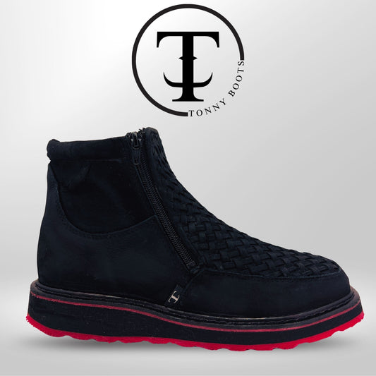 •Petatillo  •Color:Negro •Suela:Densidad Roja
