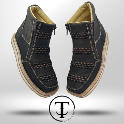 •Tejilaser:Azteca •Color:Café •Suela:Densiad