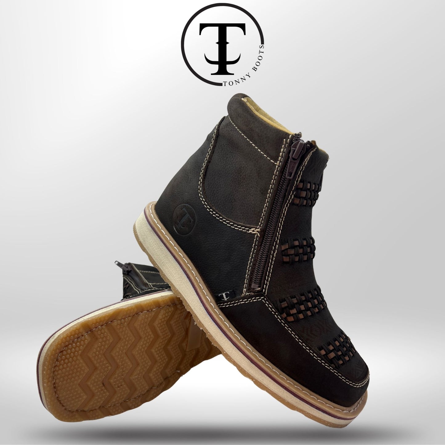 •Tejilaser:Azteca •Color:Café •Suela:Densiad