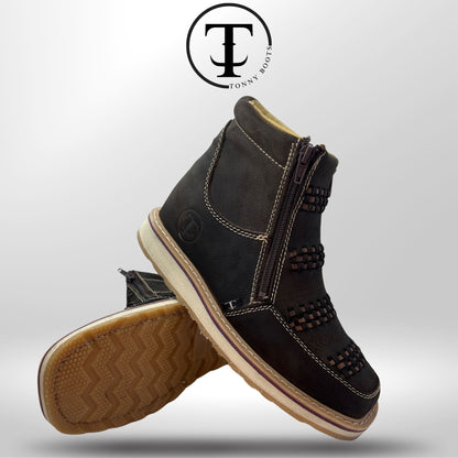 •Tejilaser:Azteca •Color:Café •Suela:Densiad