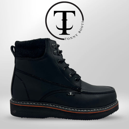 •Piel:Crazy •Color:Negro •Suela:Mil Rayas