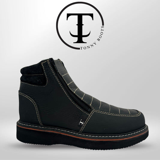 •Piel:Floter •Color:Negro •Suela:Mil Rayas