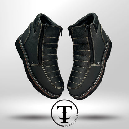 •Piel:Floter •Color:Negro •Suela:Mil Rayas