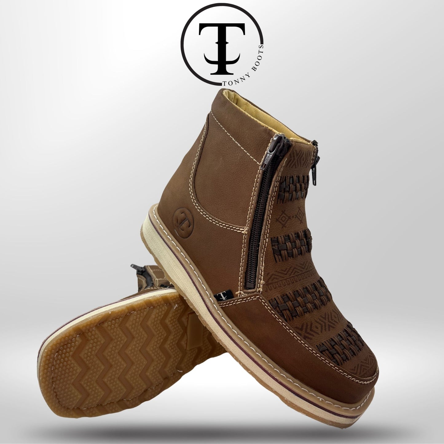 •Tejilaser:Azteca •Color:Miel •Suela:Densidad