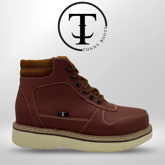 •Zapato de Trabajo Cintas •Piel:Crazy •Suela:Mil Rayas