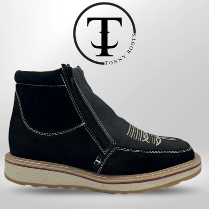 •Ringle:Vaquero •Color:Negro •Suela:Densiad