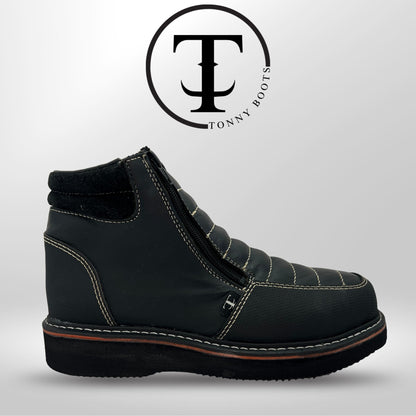•Piel:Crazy •Color:Negro •Suela:Mil Rayas