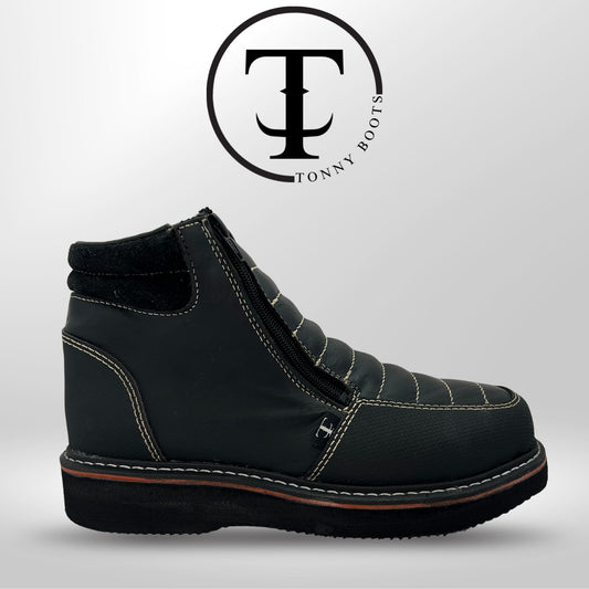 •Piel:Crazy •Color:Negro •Suela:Mil Rayas