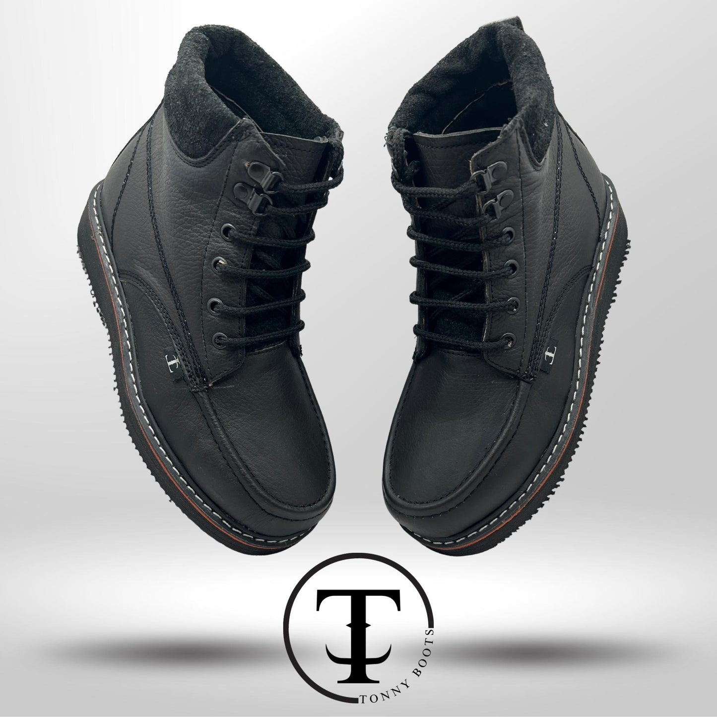 •Piel:Floter •Color:Negro •Suela:Mil Rayas