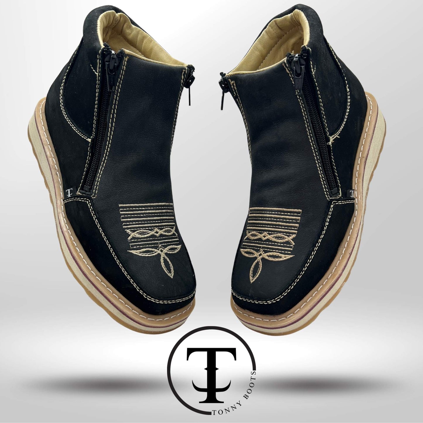 •Ringle:Vaquero •Color:Negro •Suela:Densiad