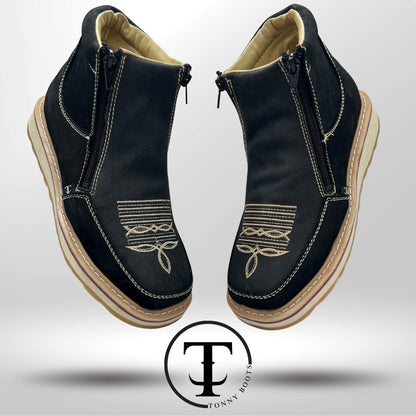 •Ringle:Vaquero •Color:Negro •Suela:Densiad