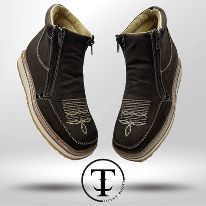 •Ringle:Vaquero •Color:Café •Suela:Densiad