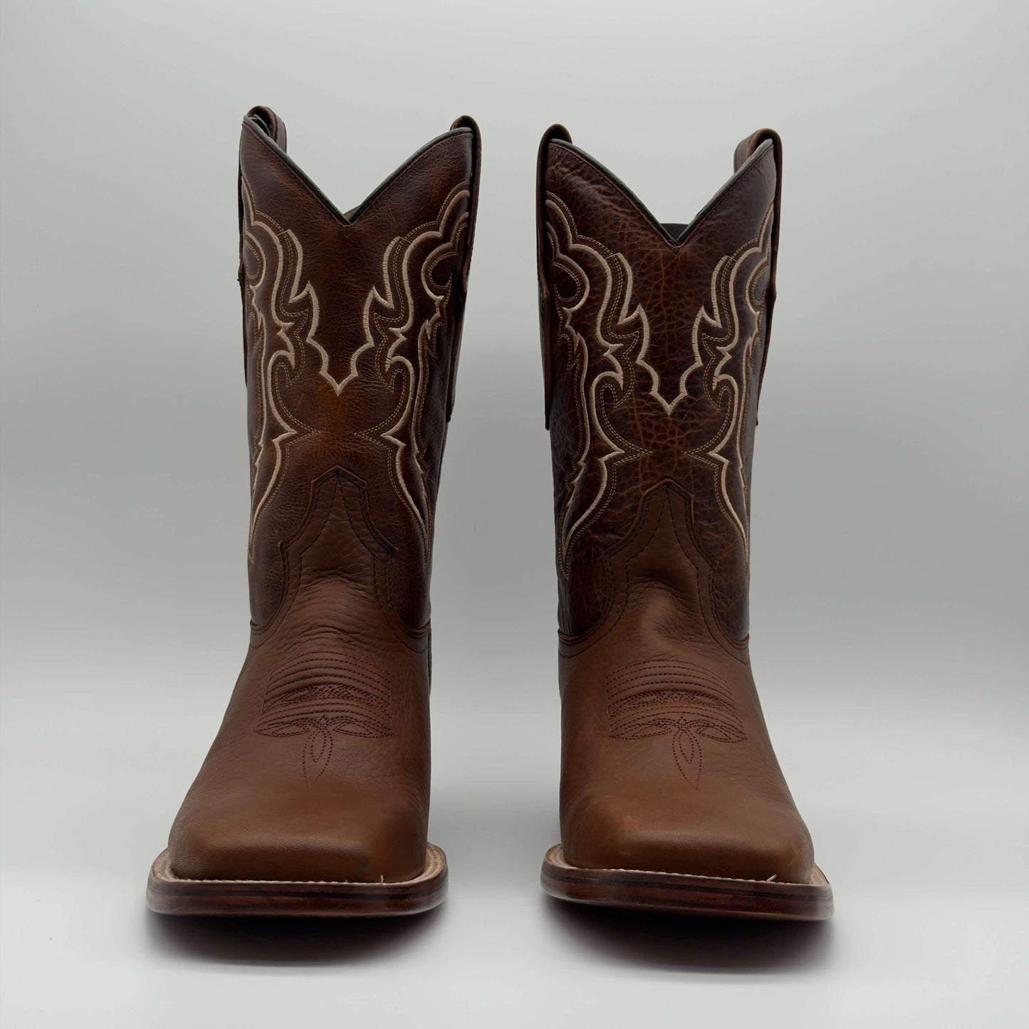 Bota Vaquera Shedrón Punta Cuadrada — Suela de Cuero