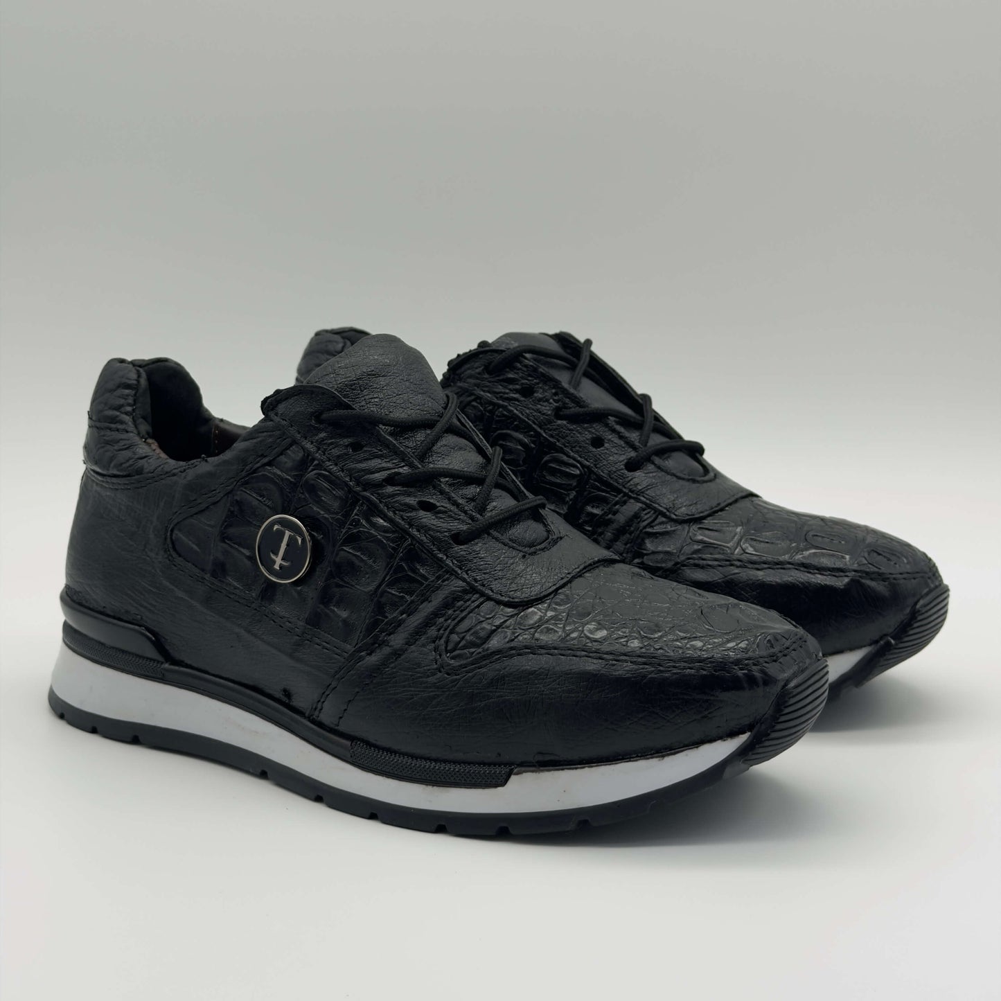 Tenis Mora Cocodrilo Negro