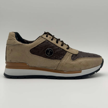 Tenis Mora Avestruz Beige