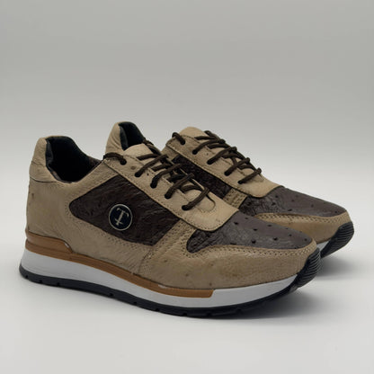 Tenis Mora Avestruz Beige