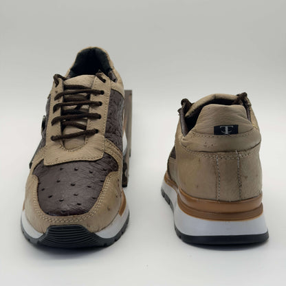 Tenis Mora Avestruz Beige