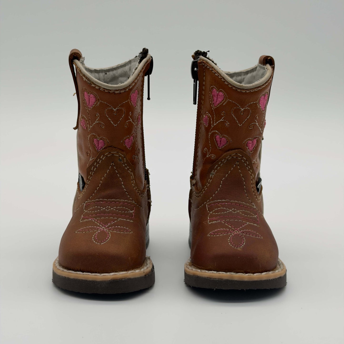 Bota Corazones Miel - Niña- San Antonio Boots