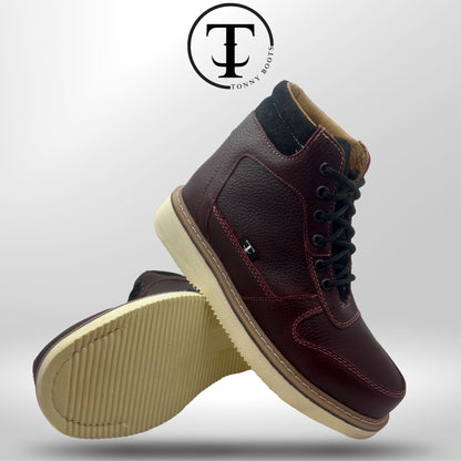 •Piel:Floter •Color:Vino •Suela:Mil Rayas