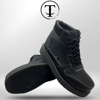 •Piel:Crazy •Color:Negro •Suela:Mil Rayas