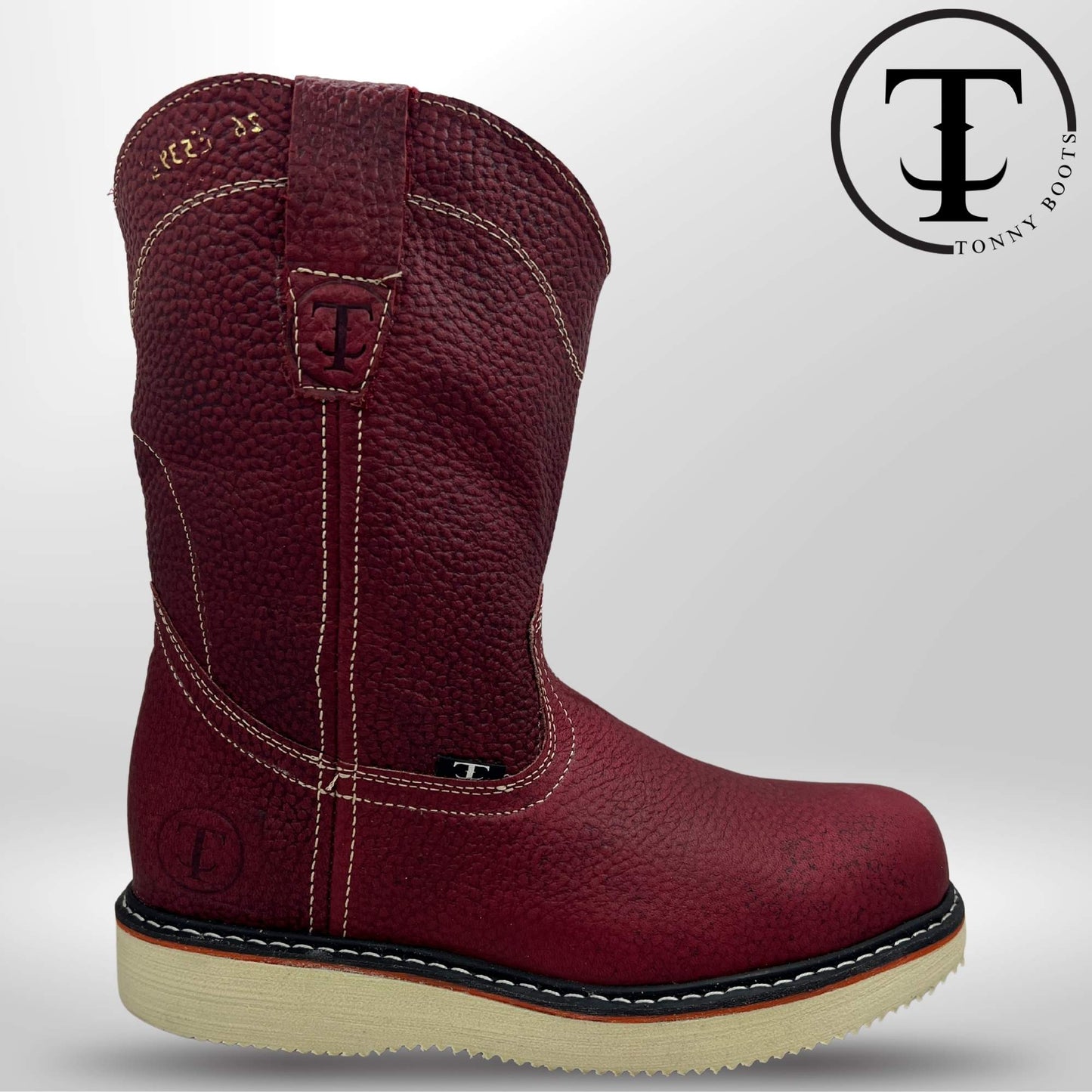 •Piel:Floter •Color:Vino •Suela:Mil Rayas