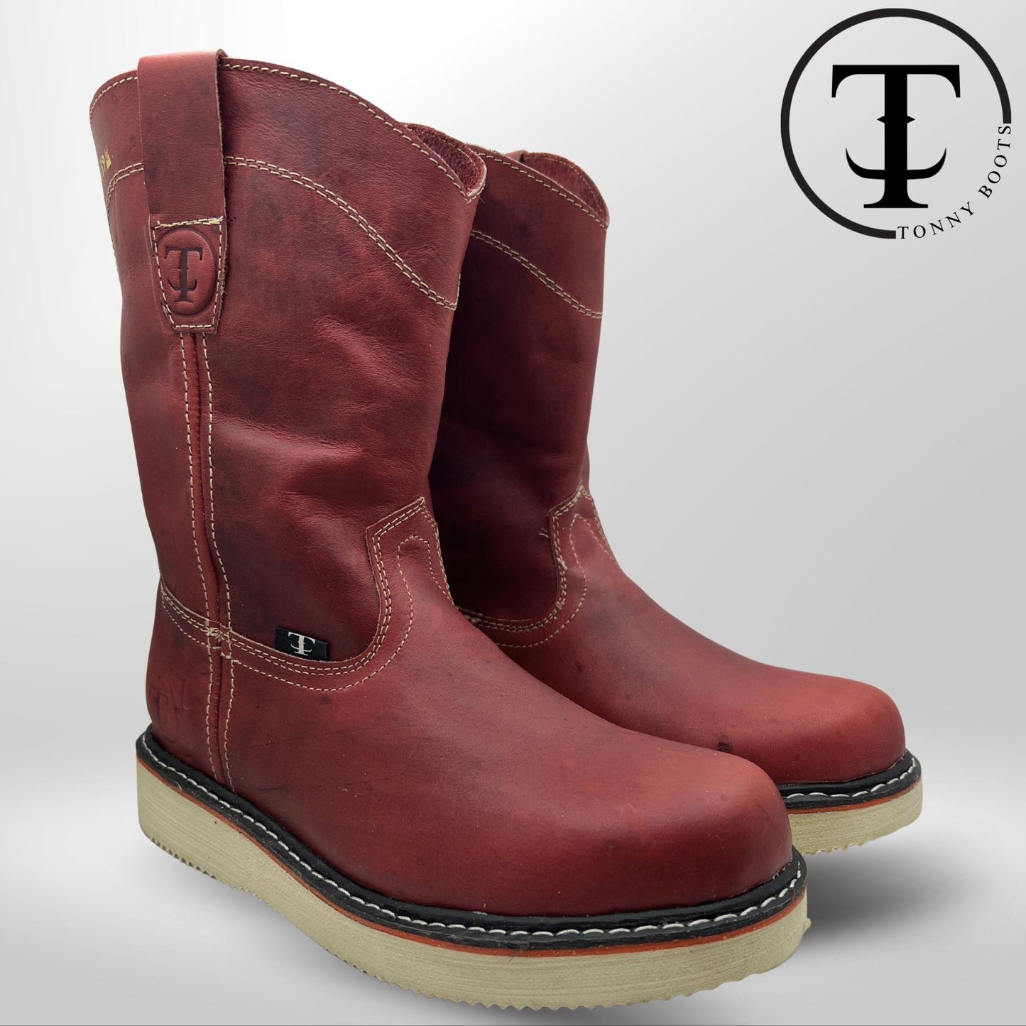 •Piel:Crazy •Color:Vino •Suela:Mil Rayas