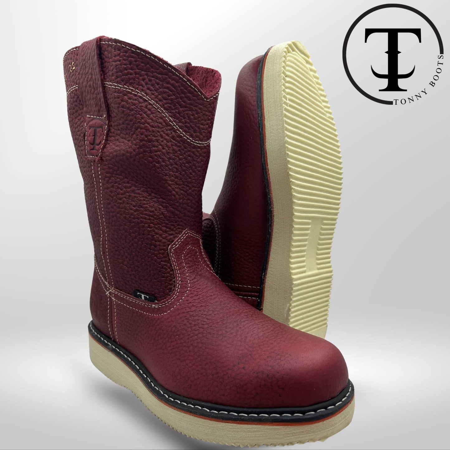 •Piel:Floter •Color:Vino •Suela:Mil Rayas