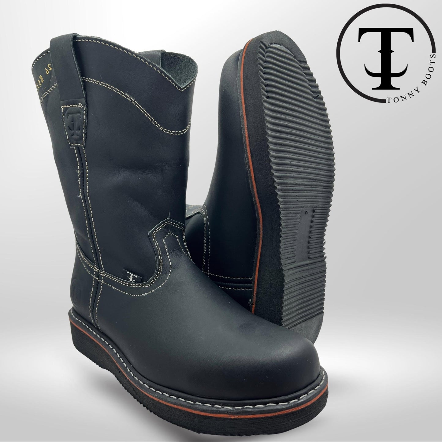 •Piel:Crazy •Color:Negro •Suela:Mil Rayas