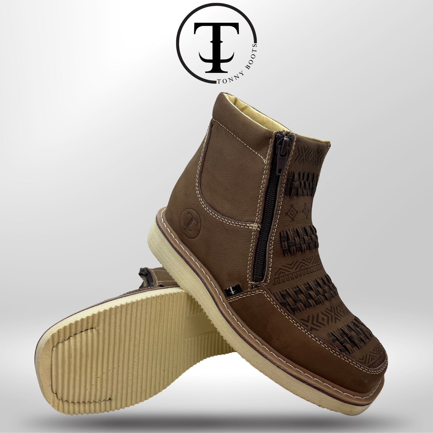 •Tejilaser:Azteca •Color:Arena •Suela:Mil Rayas