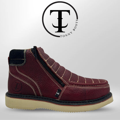 •Piel:Floter •Color:Vino •Suela:Mil Rayas