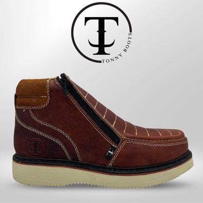 •Piel:Crazy •Color:Shedrón •Suela:Mil Rayas