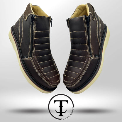 •Piel:Floter •Color:Café •Suela:Mil Rayas