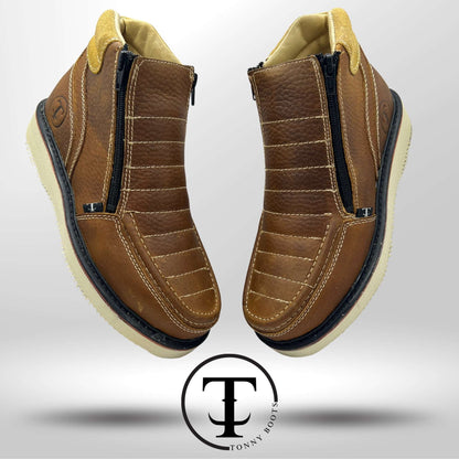 •Piel:Floter •Color:Miel •Suela:Mil Rayas