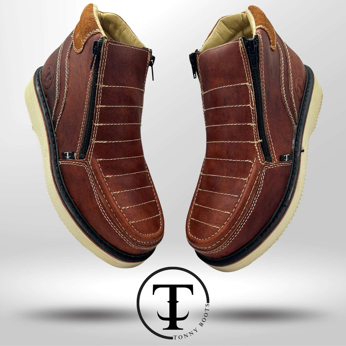 •Piel:Crazy •Color:Shedrón •Suela:Mil Rayas