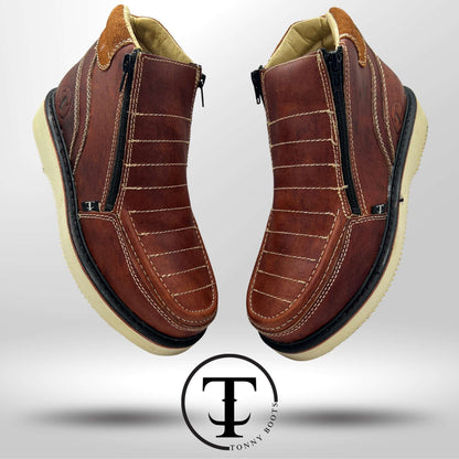 •Piel:Crazy •Color:Shedrón •Suela:Mil Rayas